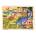 Melissa & Doug - Дървен пъзел в рамка - Динозаври - 24 части