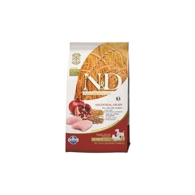 N&D Ancestral Grain Senior Medium & Large Chicken Spelt Oats & Pomegranate 2 x 12 kg