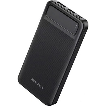 Awei Аварийно зарядно устройство AWEI P5K 2 USB+2 Type-C гнезда 10000mAh, PD бързо зарядно устройство, ЧЕРНО (P5K)
