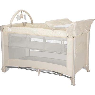 Lorelli Бебешка кошара на 2 нива Lorelli - Torino Plus, Beige (10080472603)