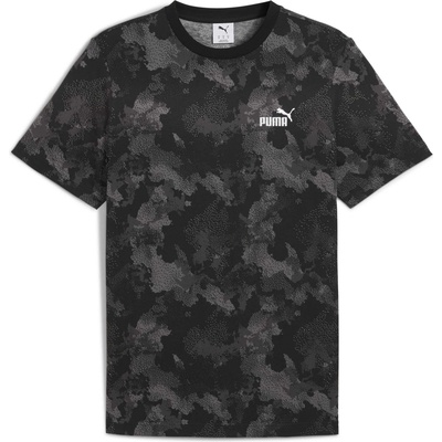 Puma Essentials+ Camo AOP čierne tmavo sivé biele