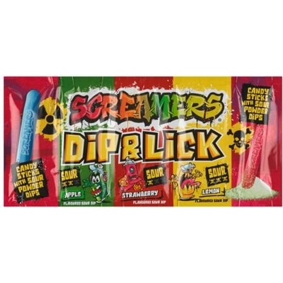 Zed Candy Screamers lízátka s kyselými prášky 40 g