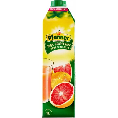 Pfanner ružový grapefruitový džús 100% 1 l