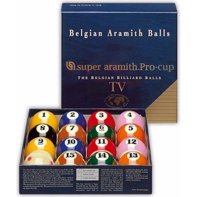 Aramith pool Pro Cup TV 57,2mm sada – Zboží Dáma