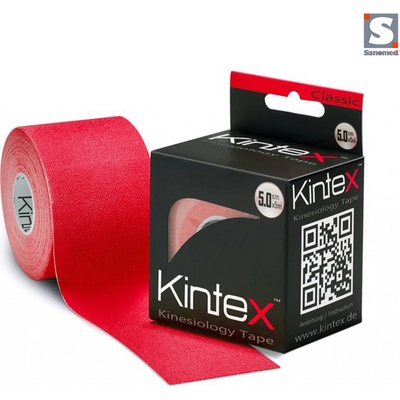 Kintex kineziologický tejp Classic červená 5 cm x 5 m