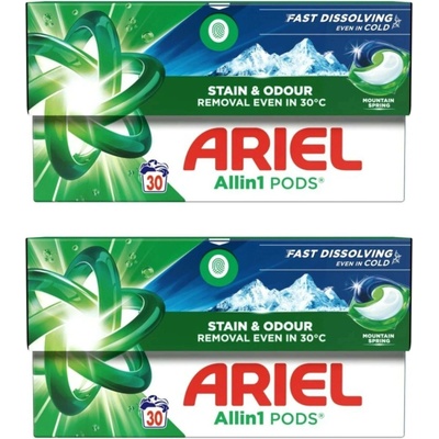 Ariel prací kapsle Mountain Spring 2 x 30 PD