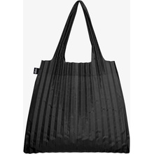 Nákupná taška cez rameno LOQI PLEATED Black