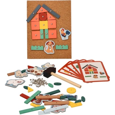 Adam Toys zatloukačka hra + šablony Farma