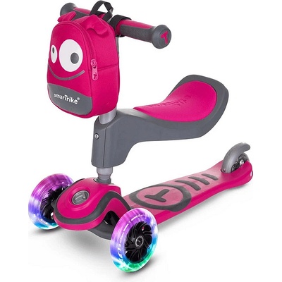 Детски скутер smarTrike Т1, цвят розов 011076 (011076K)