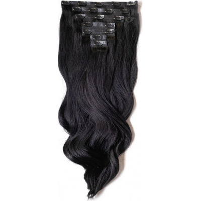 clip in příčesek - černý kudrnatý - 1 – Zboží Dáma