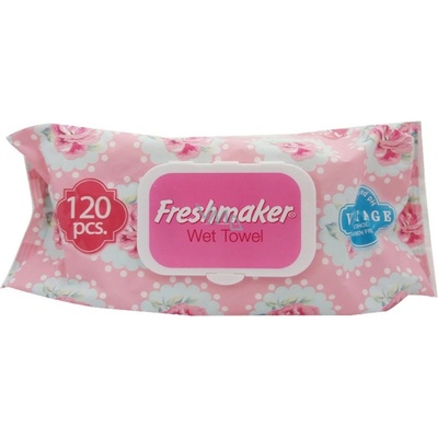 Freshmaker vlhčené obrúsky Vintage 120 ks Ružové