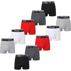 Lee Cooper Мъжки боксерки Lee Cooper Essential Boxer Trunk 10-Pack Mens - Dark Assorted