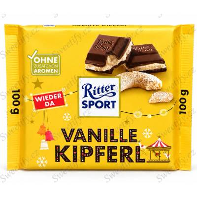 Ritter Sport Vanille Kipferl Limited Edition 100 g