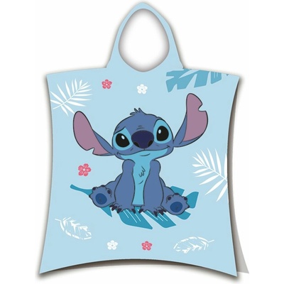 Jerry Fabrics Pončo Lilo and Stitch Blue 50 115 cm