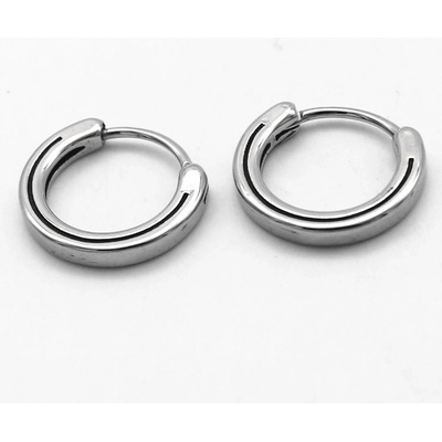 Steel Edge náušnice kroužky chirurgická ocel WJHE518