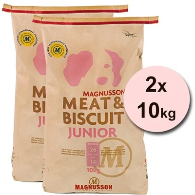 Magnusson Petfood Magnusson Meat & Biscuit JUNIOR 2x10кг
