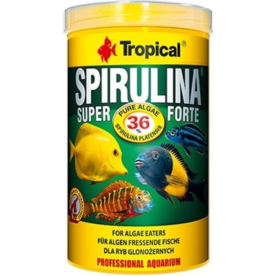 Tropical Spirulina Super Forte vločky 250 ml, 50 g
