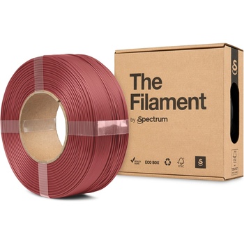 Spectrum The Filament" by Spectrum TF-24162, ReFill, PLA Matte, 1.75mm, OCTOBER RED, 1kg (TF-24162)