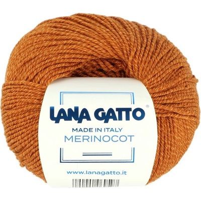 Lana Gatto Merinocot 14198 oranžová tehla