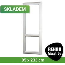 SKLADOVÁ-OKNA REHAU Smartline+ 85 x 233 cm levé Bílá