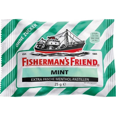 Fisherman's Frien Mint bez cukru 25 g