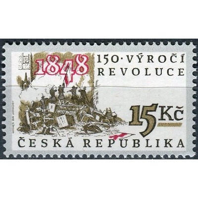 Česká pošta (1998) č. 188 ** - 15 Kč - Česká republika - 150. výročí revoluce