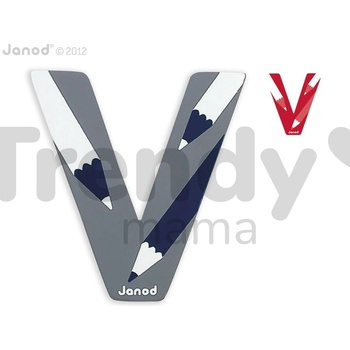 Janod drevené písmeno V ABCDeco