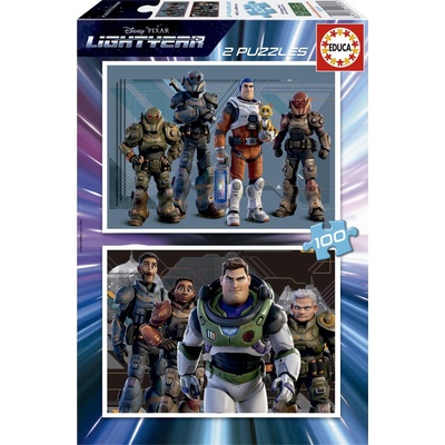 Educa - Puzzle 2x100 Lightyear - 100 piese