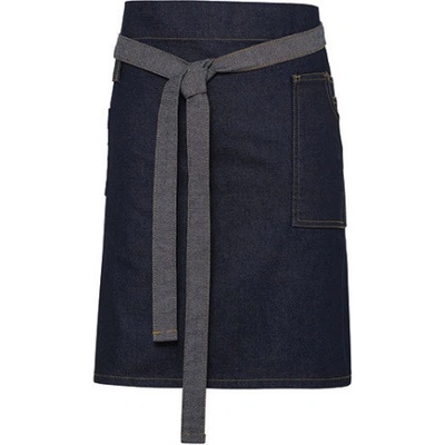 Premier Workwear Džínsová zástera do pása PR135 Indigo Denim 70 x 50 cm
