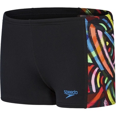 Speedo Digital Panel Aquashort Boy Black/Volcanic/Fluo...