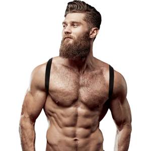  Харнес колан за гърди, универсален размер - Leather Back Man (D-235630)