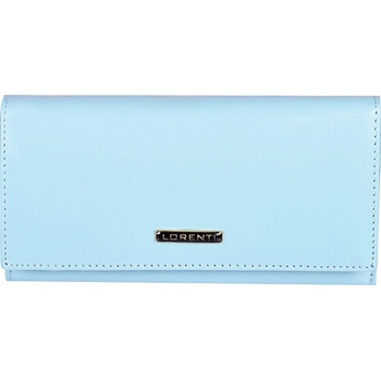 Lorenti Dámská kožená italská peněženka modrá velká 64003 L.BLUE