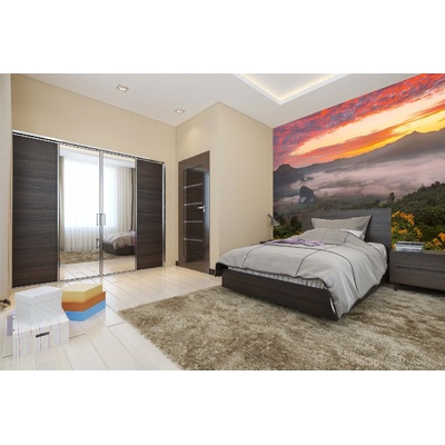 DIMEX ART Самозалепваща се флизелинова фототапета утринна мъгла в долината 375 x 250 см