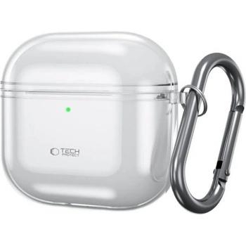 Tech-protech Силиконов Калъф зa APPLE Airpods 4, FlexAir Clear Case, Прозрачен (5906302370092)