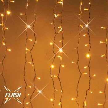 DecoLED LED svetelná záclona FLASH 1x12 m teplo biela 1200 diód IP67