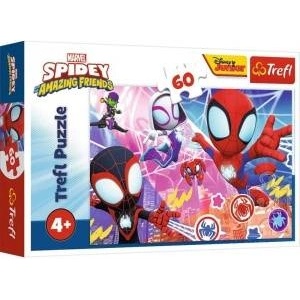 Trefl Puzzle - 60 - Heroic Adventure - Spidey and Super Friends - Marvel - Trefl 17410