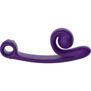 Snail Vibe Curve - вибратор 2 в 1 за клитор и вагина - лилав