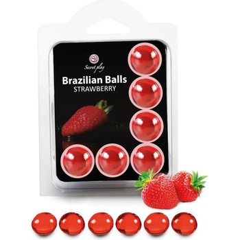 Secret Play set 6 brazilians balls strawberry