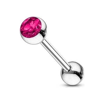 Šperky4U piercing do jazyka kamínek PJ01016-F