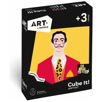 IMANIX stavebné kocky ART CUBE IT - ARTISTS