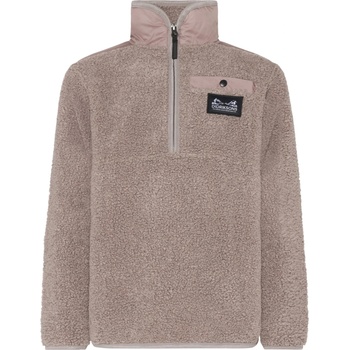 Didriksons Детски поларен пуловер Didriksons Kid's Exa Half-Zip Fleece jumper - Ash Brown - размер 160 (704-4472-0415)