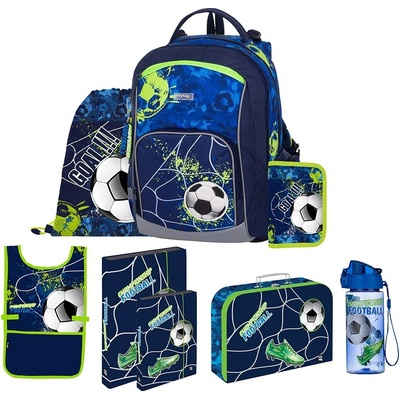 Oxybag Školní Set 8dílný OXY GO Football fotbal sada batoh, penál a doplňky 0-47025/08/26