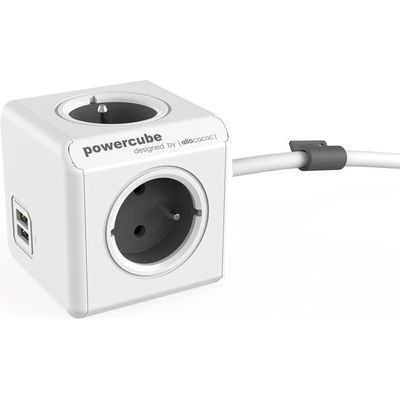 PowerCube Extended USB 3 m šedá