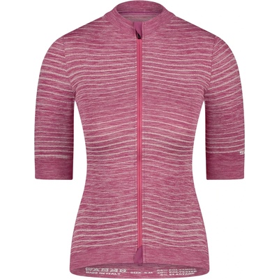 Shimano Дамска фланелка с къс ръкав за колоездене Shimano Women's Evolve Terra Seamless Short Sleeves Jersey Cycling jersey - Magenta - размер L/XL (156-2603-0212)