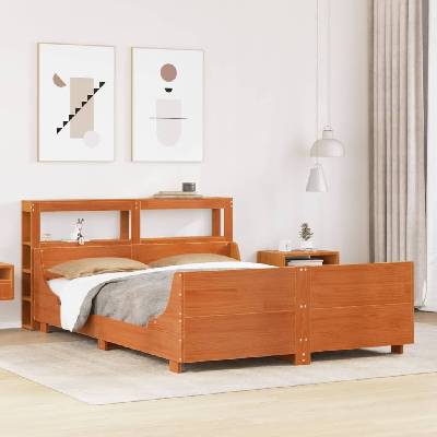 zahrada-XL 3306458 Postel bez matrace voskově hnědá masivní borovice