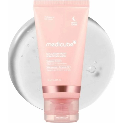 Medicube - Collagen Night Wrapping Peel Off Mask - Spevňujúca nočná maska - 75 ml