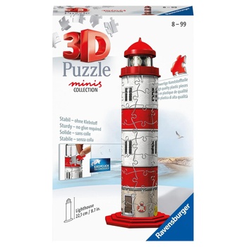 Image 1 of Ravensburger 3D пъзел Ravensburger от 54 части - Мини фар (11273)
