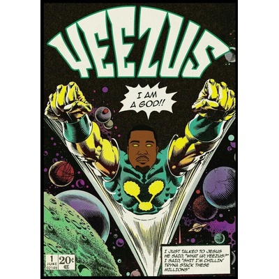 Plagát, Obraz - Ads Libitum - Dangerous Yeezus, 40 × 60 cm