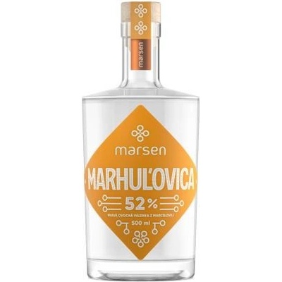 Marsen Traditional Marhuľovica 52% 0,5 l (čistá fľaša)