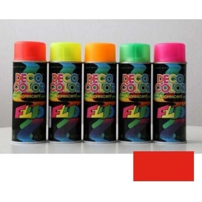 Deco Color fluorescent 400 ml Červený
